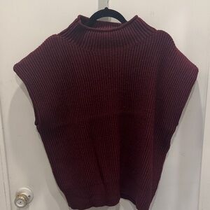 Le Lis Burgundy Sweater